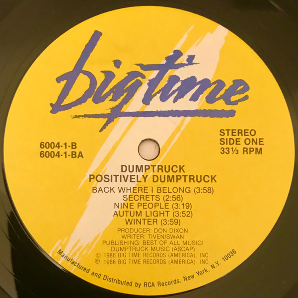 Dumptruck - Positively Dumptruck | Big Time (6004-1-B) - 3