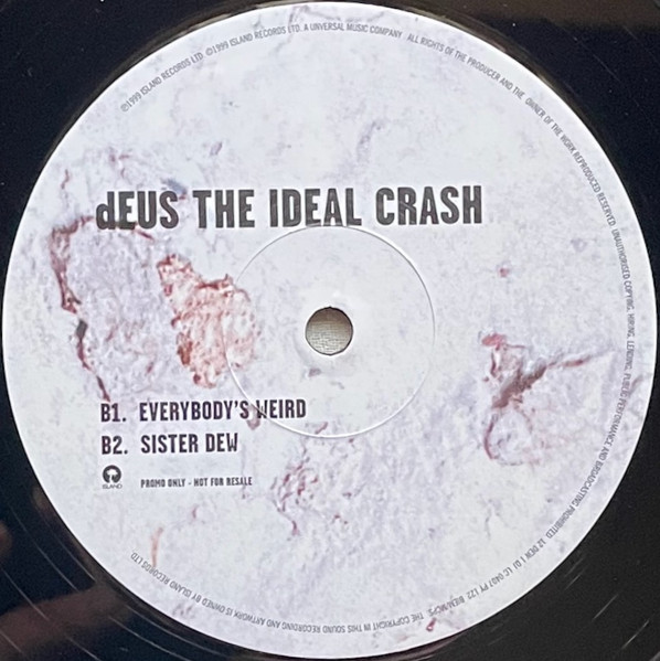 dEUS - The Ideal Crash | Island Records (12 DEW 1 DJ) - 3