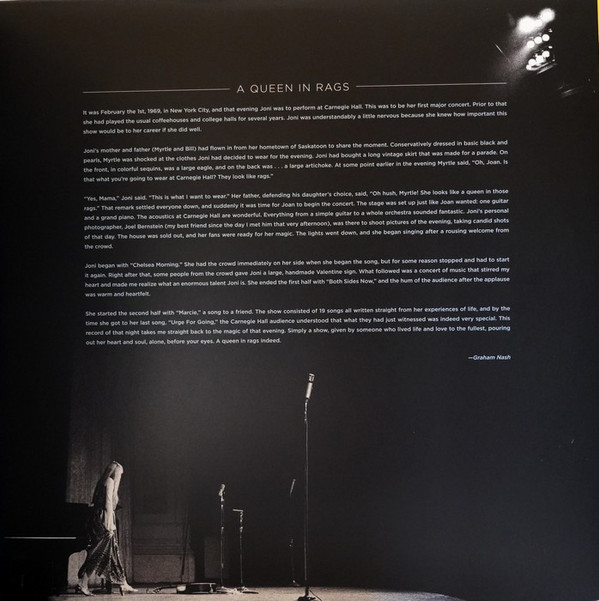 Joni Mitchell - Live At Carnegie Hall - 1969 | Reprise Records (R1 654024) - 3