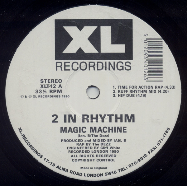 2 In Rhythm - Magic Machine | XL Recordings (XLT-12) - main 2 In Rhythm - Magic Machine | XL Recordings (XLT-12) - main