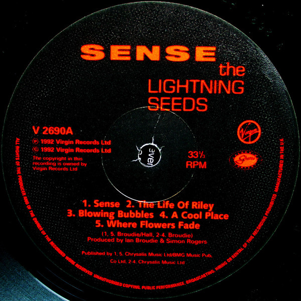 Lightning Seeds - Sense | Virgin (V 2690) - 3