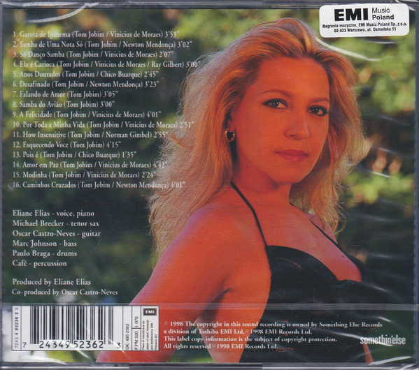 Eliane Elias - Eliane Sings Jobim | Blue Note (7243 4 95236 2 3) - 4