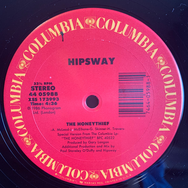 Hipsway - The Honeythief | Columbia (44 05988) - 3