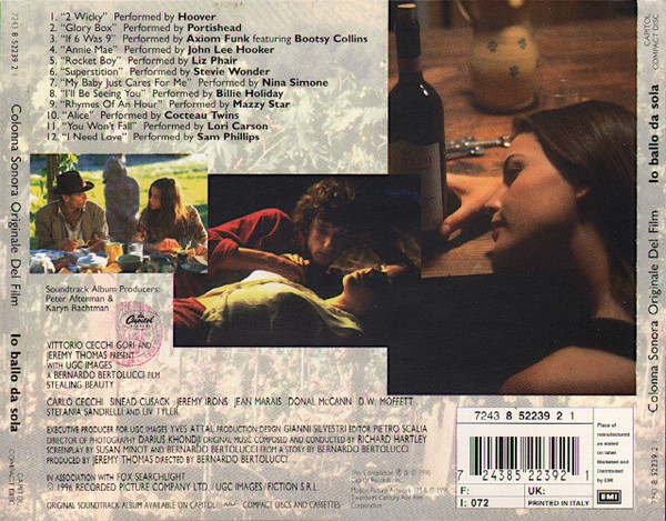 Various - Io Ballo Da Sola (Colonna Sonora Originale Del Film) | Capitol Records (8 52239 2) - 2 Various - Io Ballo Da Sola (Colonna Sonora Originale Del Film) | Capitol Records (8 52239 2) - 2