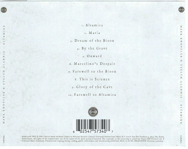 Mark Knopfler & Evelyn Glennie - Altamira | British Grove Records (5475734) - 2