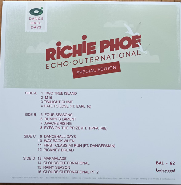 Richie Phoe - Echo Outernational | Balanced Records (62) - 2 Richie Phoe - Echo Outernational | Balanced Records (62) - 2