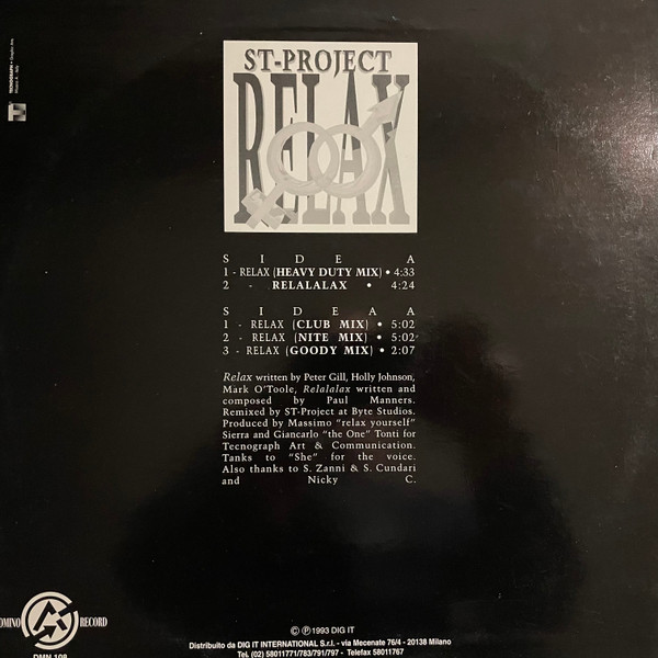 ST-Project - Relax | Domino Records (DMN 108) - 2 ST-Project - Relax | Domino Records (DMN 108) - 2
