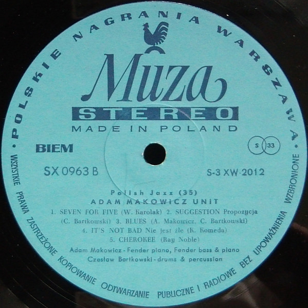 Adam Makowicz - Unit | Polskie Nagrania Muza (SX 0963) - 4 Adam Makowicz - Unit | Polskie Nagrania Muza (SX 0963) - 4