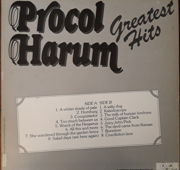 Procol Harum - Greatest Hits | Fun (9028) - 2