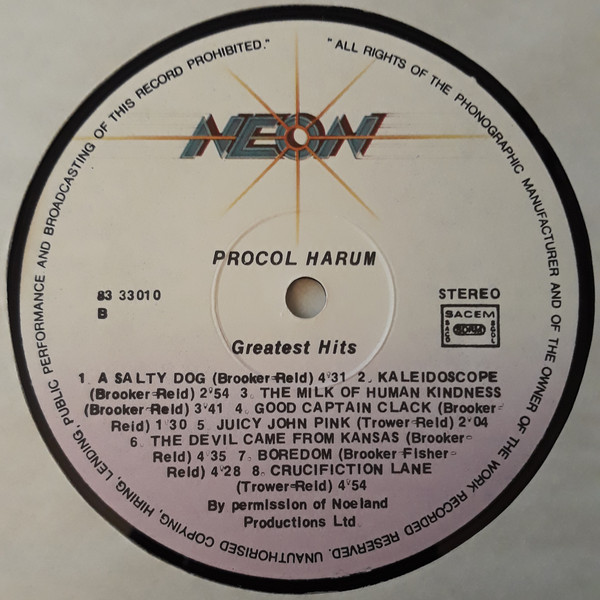 Procol Harum - Greatest Hits | Fun (9028) - 4