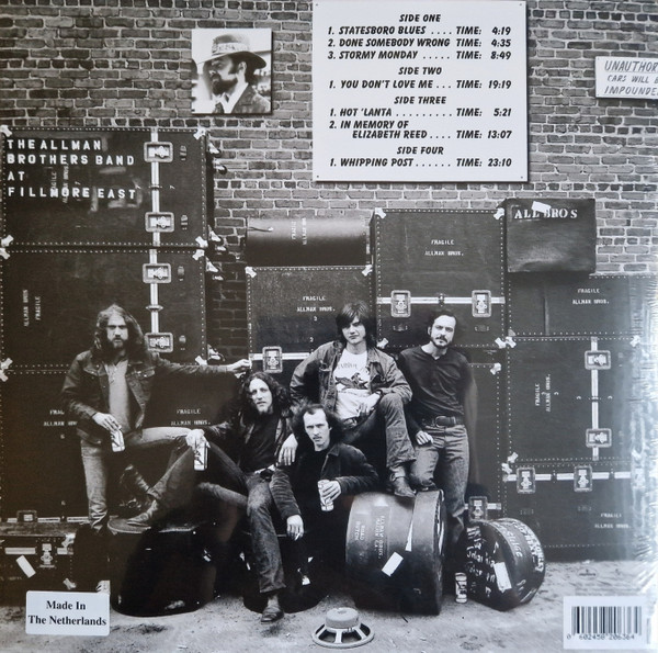 The Allman Brothers Band - The Allman Brothers Band At Fillmore East 2LP | Mercury (0602458206364) - 3