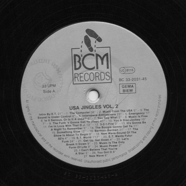 Various - Jingles From U.S.A. - Volume 2 | BCM Records (36045) - 3