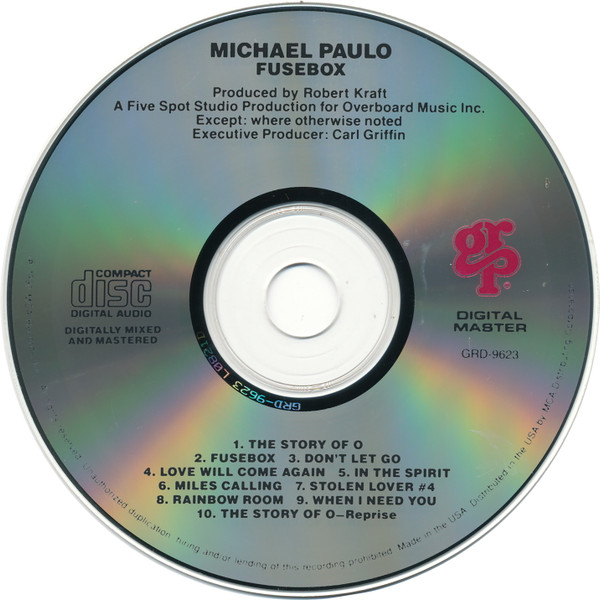 Michael Paulo - Fusebox | GRP (GRD 9623) - 2