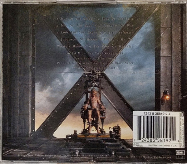 Iron Maiden - The X Factor | EMI United Kingdom (7243 8 35819 2 4) - 2