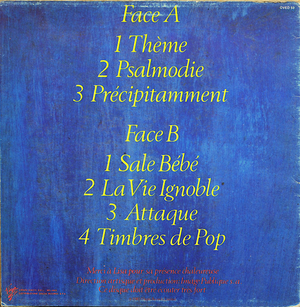 Public Image Limited - Paris Au Printemps | Virgin (OVED 50) - 2