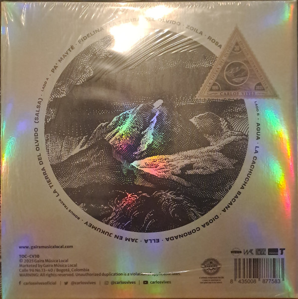Carlos Vives - La Tierra Del Olvido | Gaira Música Local (TOC-CV30) - 3