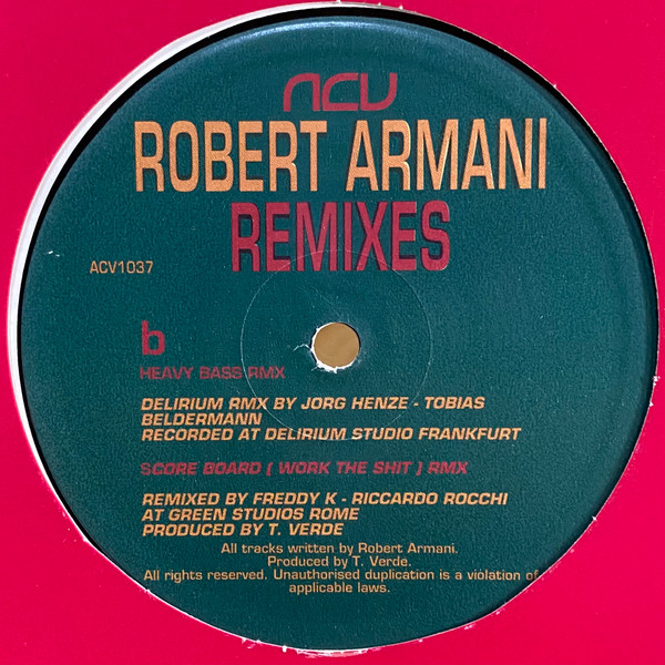 Robert Armani - Remixes | ACV (ACV 1037) - main Robert Armani - Remixes | ACV (ACV 1037) - main