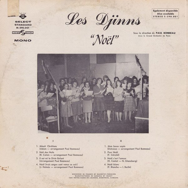 Les Djinns - Noël | Select (M-298001) - 2