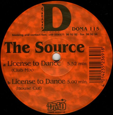 The Source - License To Dance | Doma (DOMA 115) - 2 The Source - License To Dance | Doma (DOMA 115) - 2