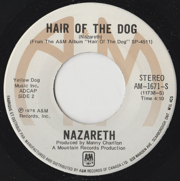 Nazareth - Love Hurts | A&M Records (AM-1671-S) - 2
