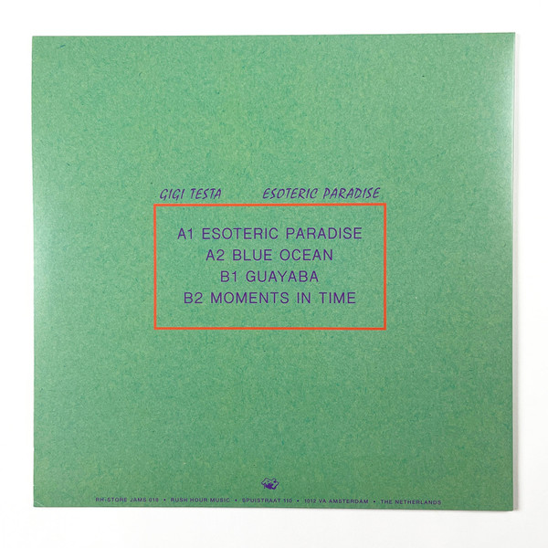 Gigi Testa - Esoteric Paradise | Rush Hour Store Jams (RHSTOREJAMS018)