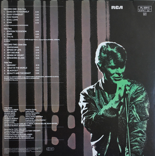 David Bowie - Stage | RCA (PL 02913) - 4