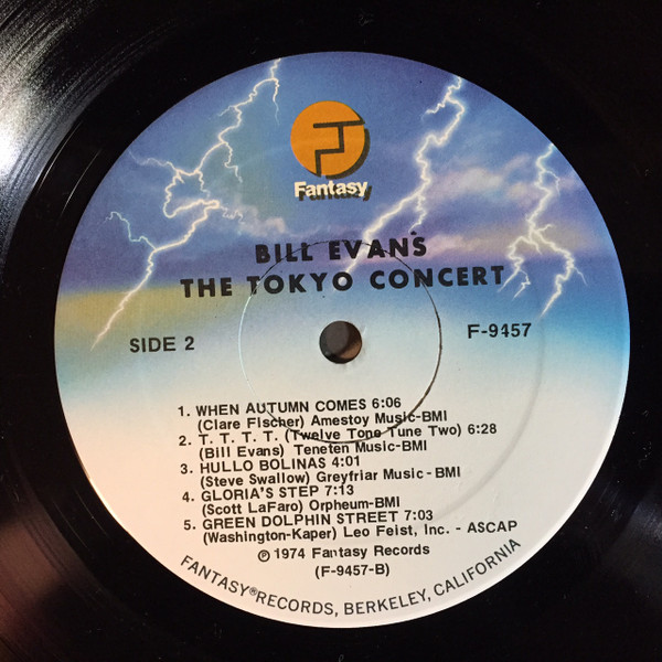 Bill Evans - The Tokyo Concert | Fantasy (F-9457) - 4