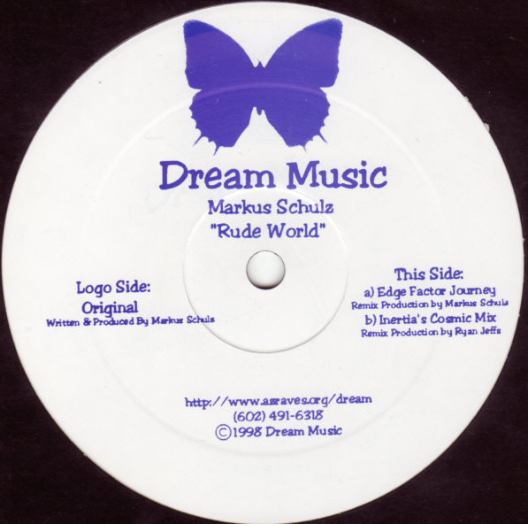 Markus Schulz - Rude World | Dream Music (DM002) - main Markus Schulz - Rude World | Dream Music (DM002) - main