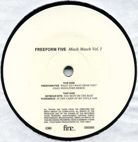 Various - Freeform Five Misch Masch Vol. I | Fine. (FOR 1098 6) - 2
