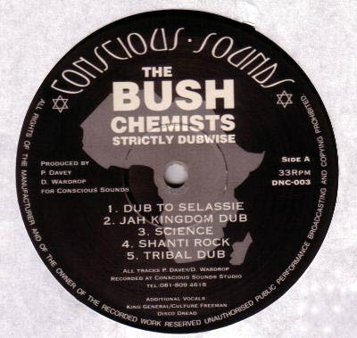 The Bush Chemists - Strictly Dubwise | Conscious Sounds (DNC 003) - 3 The Bush Chemists - Strictly Dubwise | Conscious Sounds (DNC 003) - 3