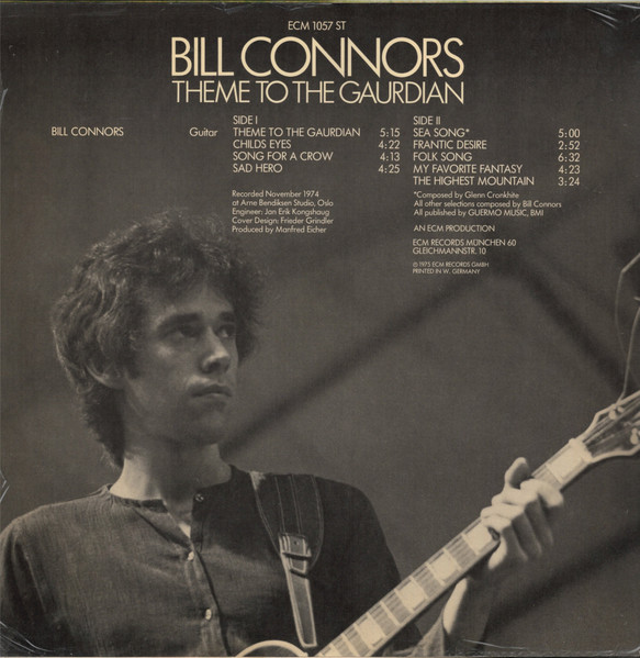 Bill Connors - Theme To The Gaurdian | ECM Records (ECM 1057 ST) - 4 Bill Connors - Theme To The Gaurdian | ECM Records (ECM 1057 ST) - 4
