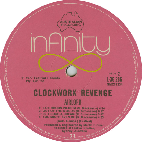 Airlord - Clockwork Revenge LP | Infinity (L 36286) - 4 Airlord - Clockwork Revenge LP | Infinity (L 36286) - 4