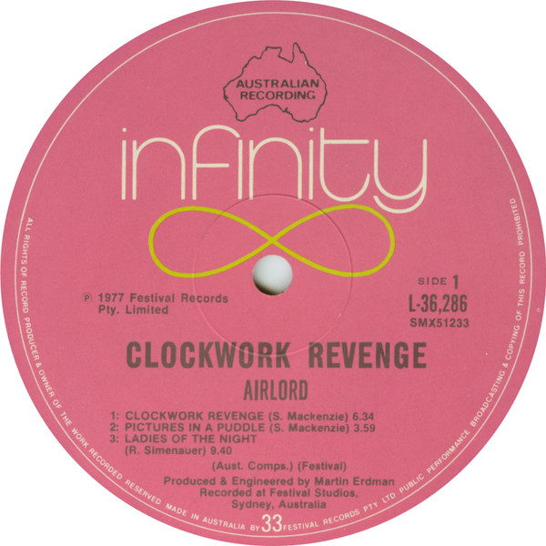 Airlord - Clockwork Revenge LP | Infinity (L 36286) - 3 Airlord - Clockwork Revenge LP | Infinity (L 36286) - 3