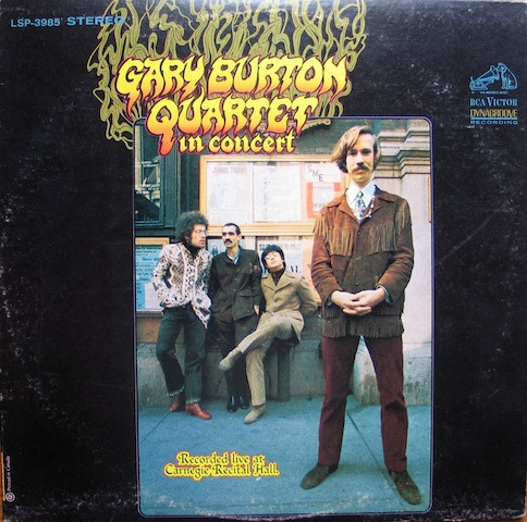 Gary Burton Quartet - Gary Burton Quartet In Concert | RCA Victor (LSP 3985) - main