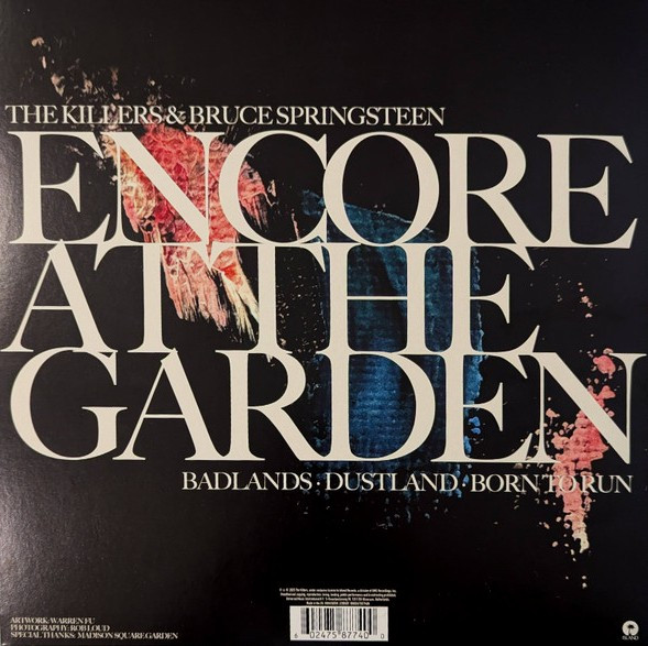 The Killers & Bruce Springsteen - Encore At The Garden | Island Records (00602475877400) - 2 The Killers & Bruce Springsteen - Encore At The Garden | Island Records (00602475877400) - 2