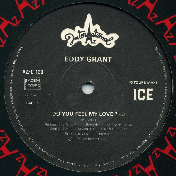 Eddy Grant - Do You Feel My Love ? | Disc' AZ International (AZ/0 130) - 2 Eddy Grant - Do You Feel My Love ? | Disc' AZ International (AZ/0 130) - 2
