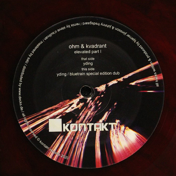 Ohm & Kvadrant - Elevated Part I | Kontakt Records (KNT-12-1)