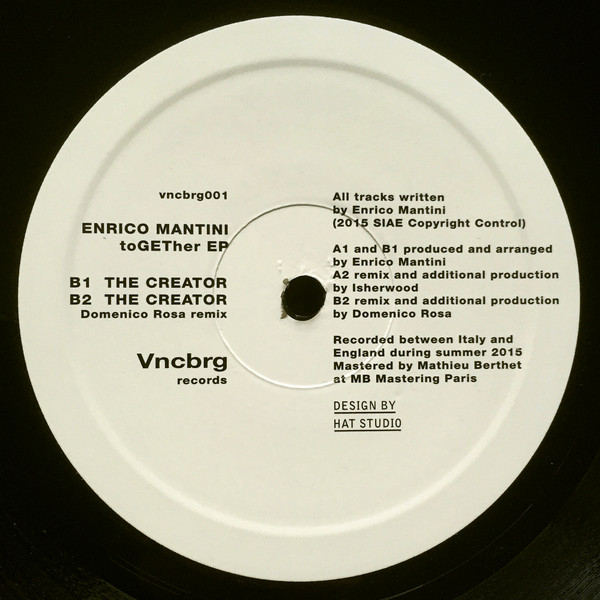 Enrico Mantini - Together Ep | Veniceberg Records (VNCBRG001) - 2
