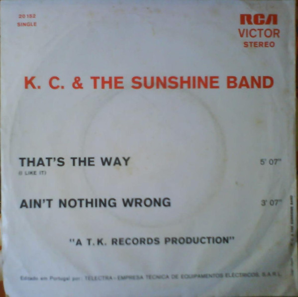 KC & The Sunshine Band - That's The Way (I Like It) | RCA Victor (20.152) - 2