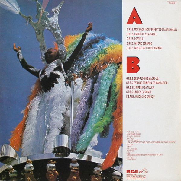 Various - Sambas De Enredo Gravações Originais Carnaval 86 Escolas De Samba Do Grupo 1A | RCA (103.0659) - 2 Various - Sambas De Enredo Gravações Originais Carnaval 86 Escolas De Samba Do Grupo 1A | RCA (103.0659) - 2