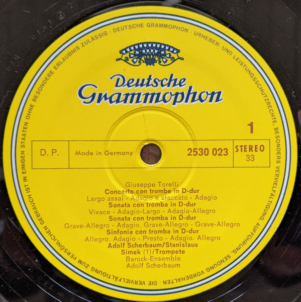 Trompetenkonzerte, Kantaten