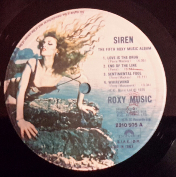 Roxy Music - Siren | Polydor (2310 505) - 3 Roxy Music - Siren | Polydor (2310 505) - 3