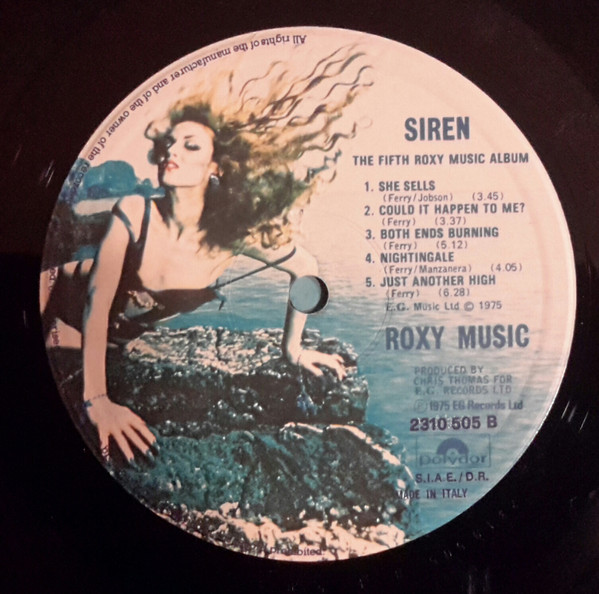 Roxy Music - Siren | Polydor (2310 505) - 4 Roxy Music - Siren | Polydor (2310 505) - 4