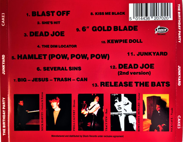 The Birthday Party - Junkyard CD | Shock (CAKE3) - 3