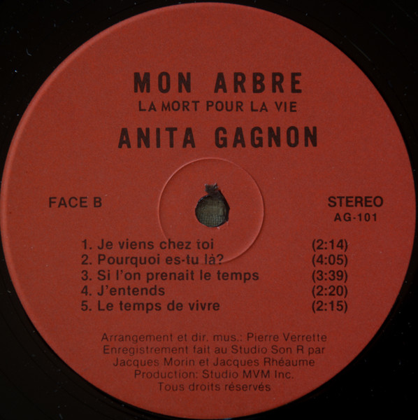 Anita Gagnon - Mon Arbre - La Mort Pour La Vie | Anita Gagnon (AG 101) - 4 Anita Gagnon - Mon Arbre - La Mort Pour La Vie | Anita Gagnon (AG 101) - 4