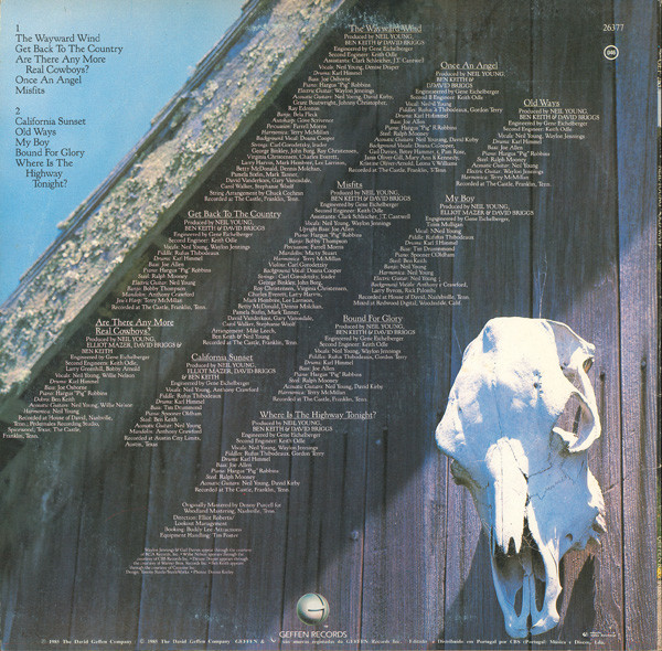 Neil Young - Old Ways | Geffen Records (GEF 26377) - 2