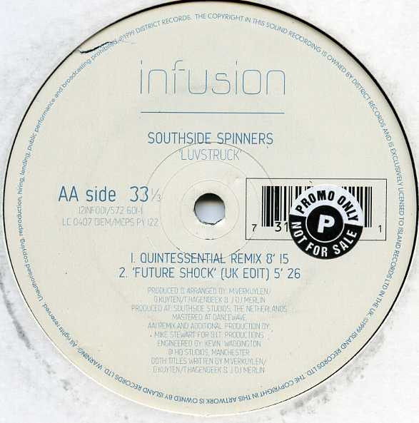 Southside Spinners - Luvstruck | Infusion (12INF001) - 2