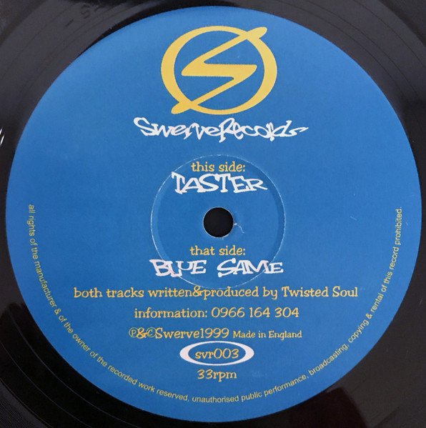 Twisted Soul - Taster / Blue Same | Swerve (svr003) - main