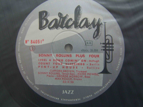 Sonny Rollins - + 4 | Barclay (84.051) - 2 Sonny Rollins - + 4 | Barclay (84.051) - 2