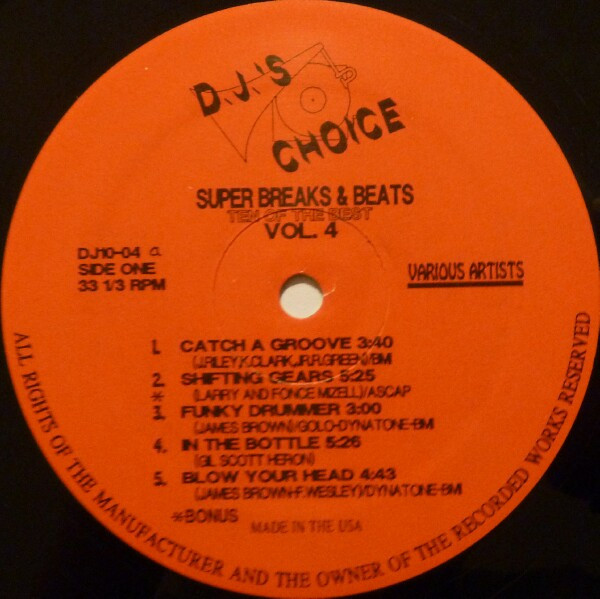 Various - Super Breaks & Beats Vol. 4 | DJ's Choice (DJ10-04) - 3